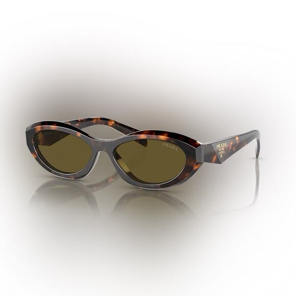 Prada Brown Tortoiseshell Eyewear - Picture 1 of 8